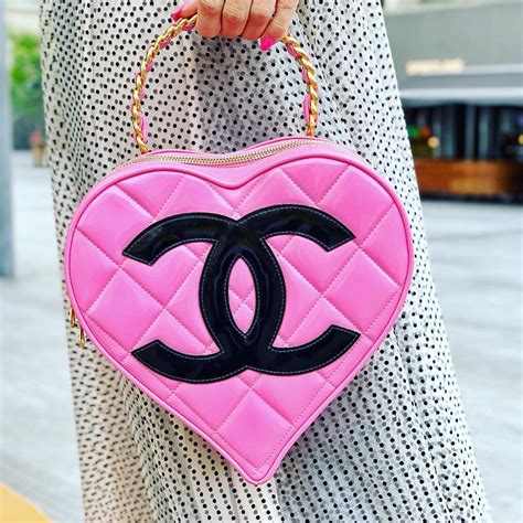 coco chanel heart purse|Coco Chanel purses vintage.